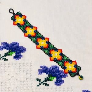 Huichol Hand Made Beaded Bracelet